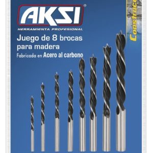 Brocas para madera  juego de 8 piezas