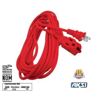 Extensión triple de uso rudo calibre 16