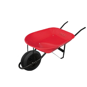 Carretilla Tubular 4,5 ft3-65L Llanta Sólida