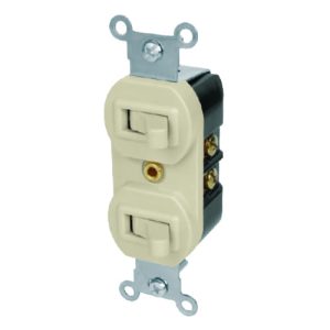 Interruptor de palanca doble horizontal