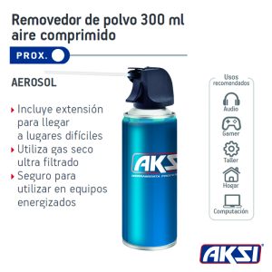 Removedor de polvo 300 ml aire comprimido